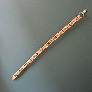 Lucky Brand embroidered belt